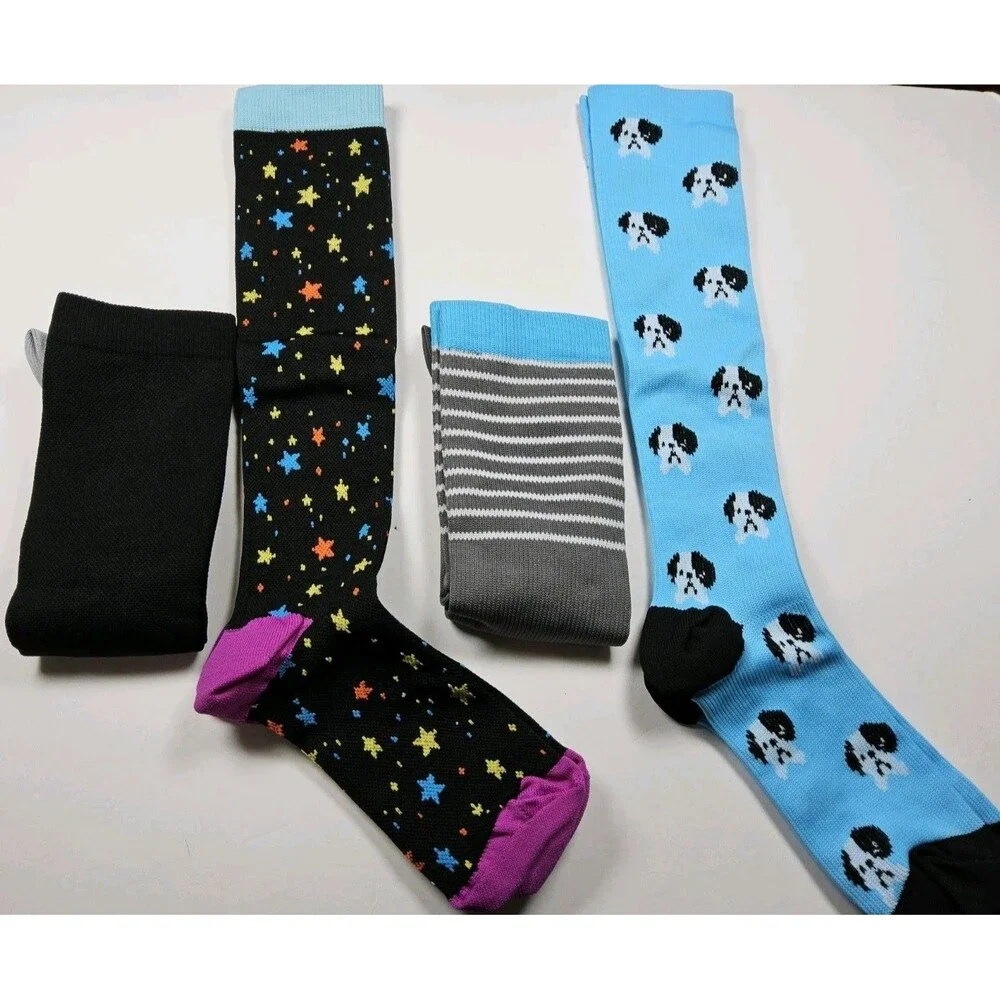 Unbranded Compression Lot Of 4 Pairs Socks Size S/M